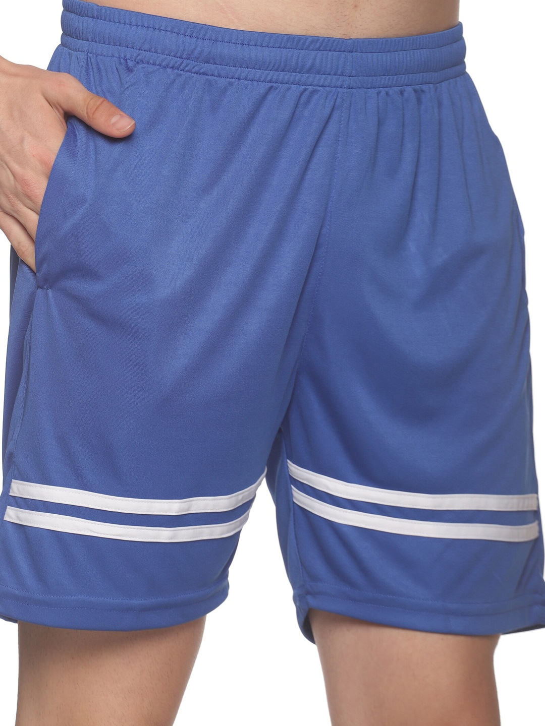 Clothing Tracksuits | HPS Sports Men Blue & White Striped Sports Tracksuit - QO52405