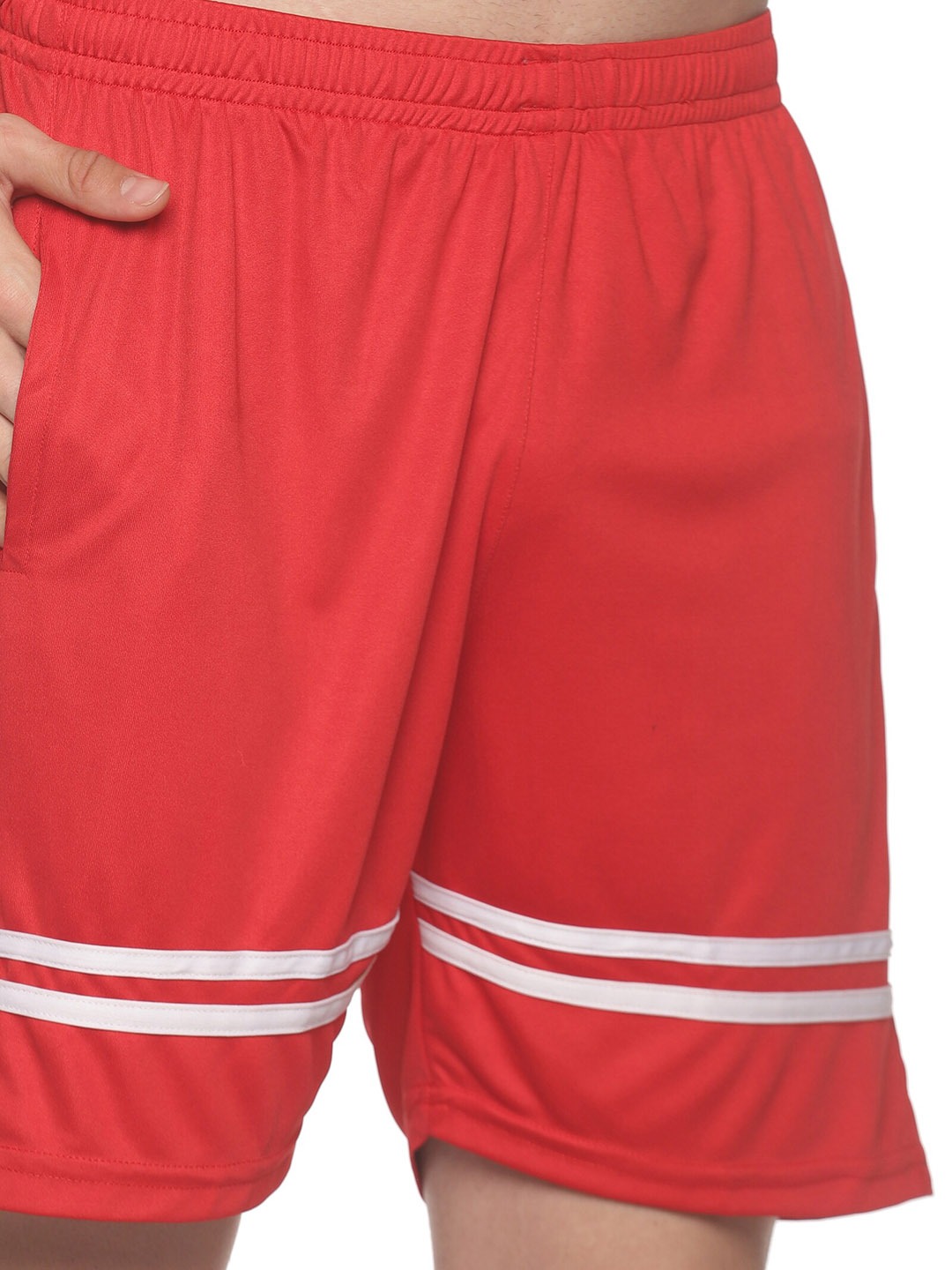 Clothing Tracksuits | HPS Sports Men Red & White Striped Sports Tracksuit - OV55896