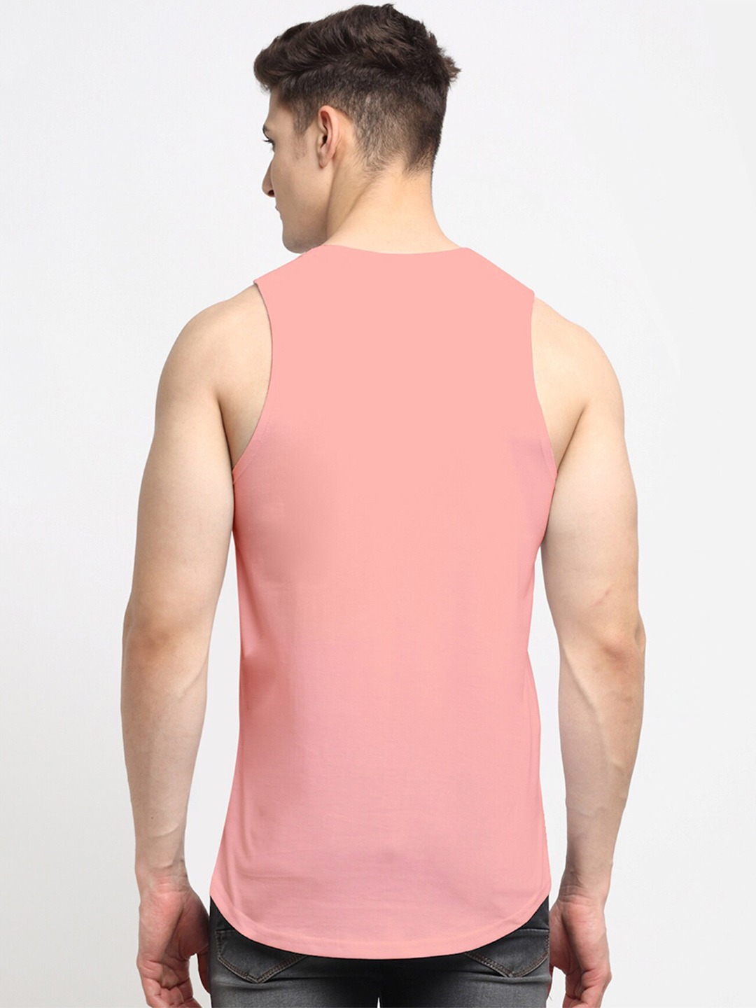 Clothing Innerwear Vests | Friskers Men Coral Printed Cotton Innerwear Vests - LU23153