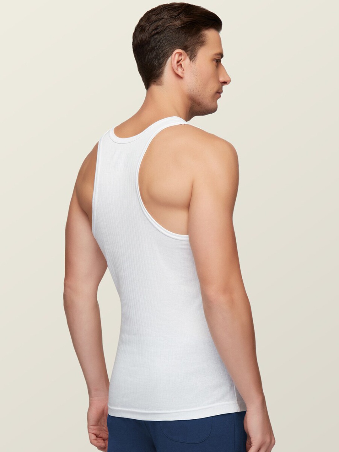 Clothing Innerwear Vests | XYXX Men  Pack of 3 Anti-microbial Super Combed Cotton Round Neck Ribbed Vest - ZV58716