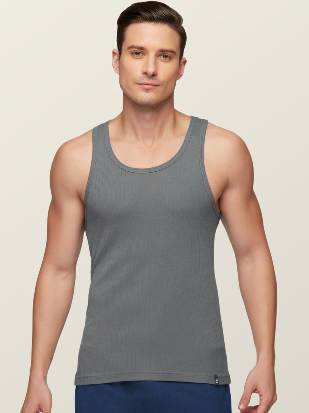 Clothing Innerwear Vests | XYXX Men Pack Of 3 Anti-Microbial Super Combed Cotton Round Neck Ribbed Vest - GS22392