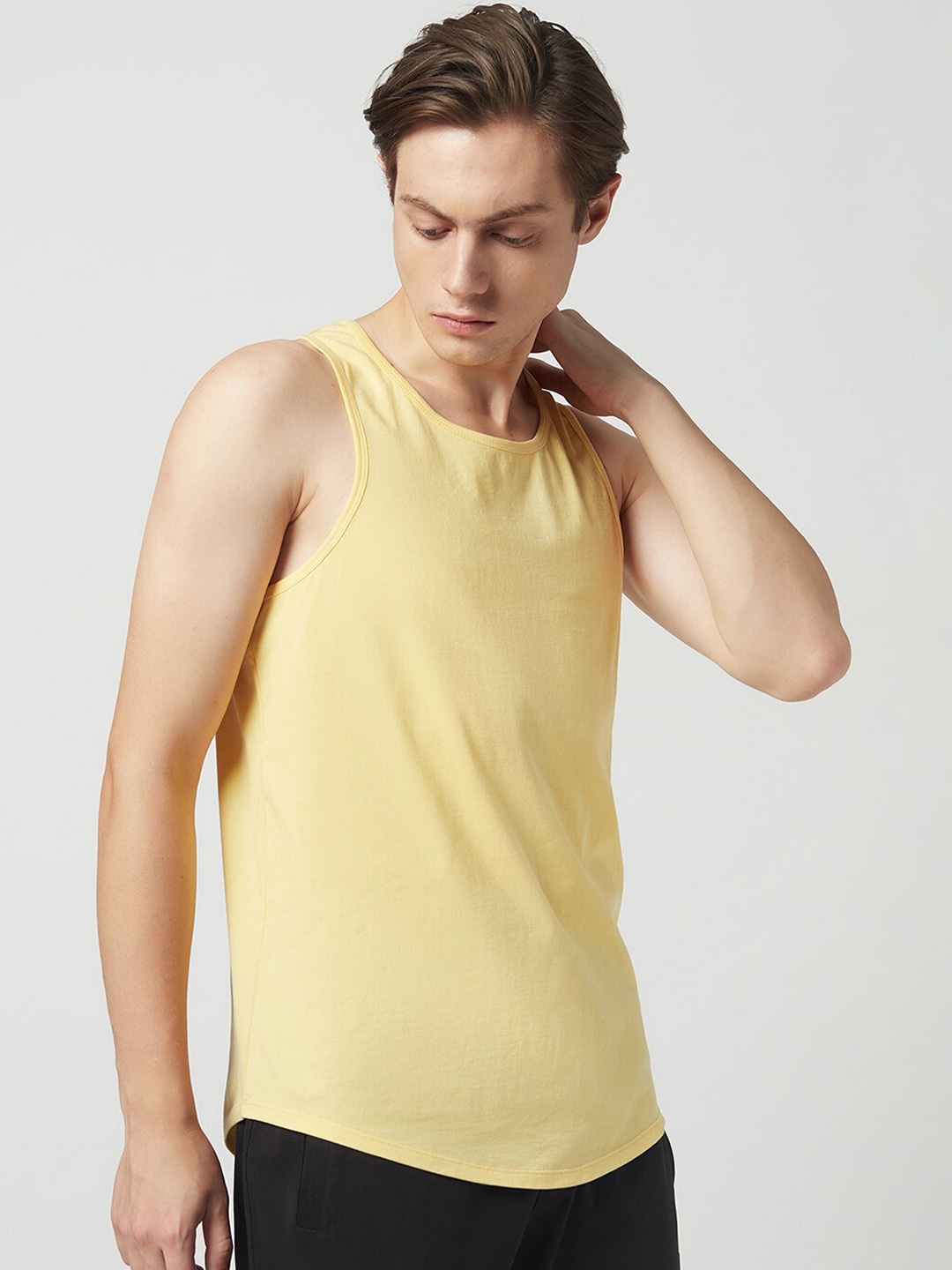 Clothing Innerwear Vests | EDRIO Men Assorted Combed Cotton Sporty Tank Vest - GL75161