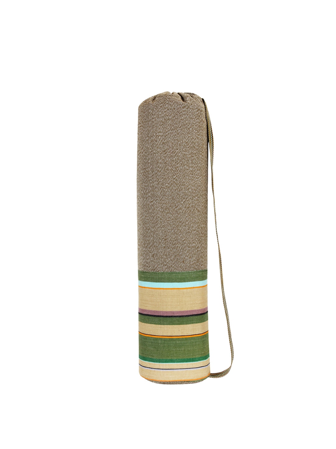 Accessories Duffel Bag | Anekaant Khaki Brown Canvas Yoga Mat Bag - LV65570