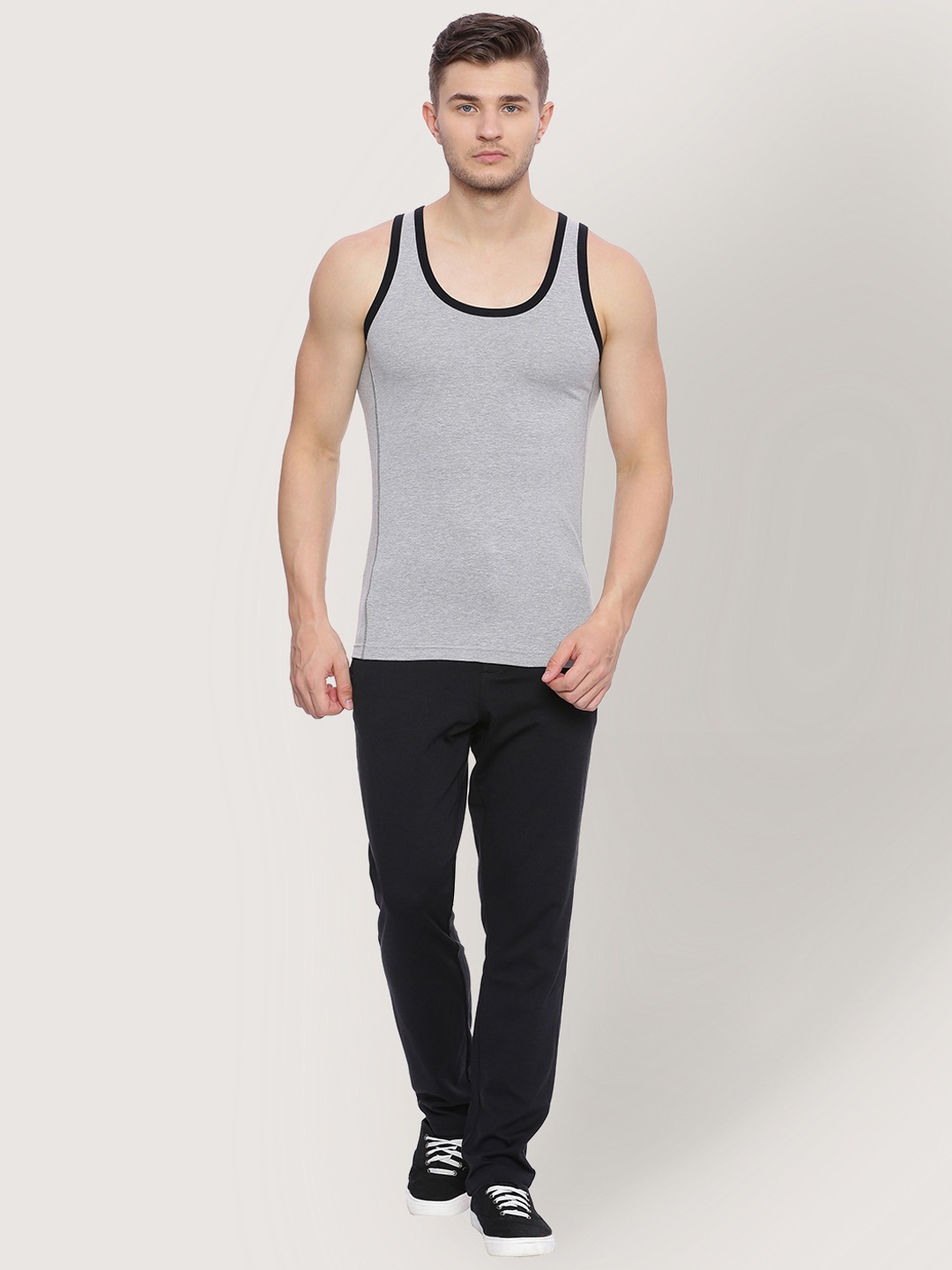 Clothing Innerwear Vests | Van Heusen Grey Innerwear Vest 60071 - XM28844