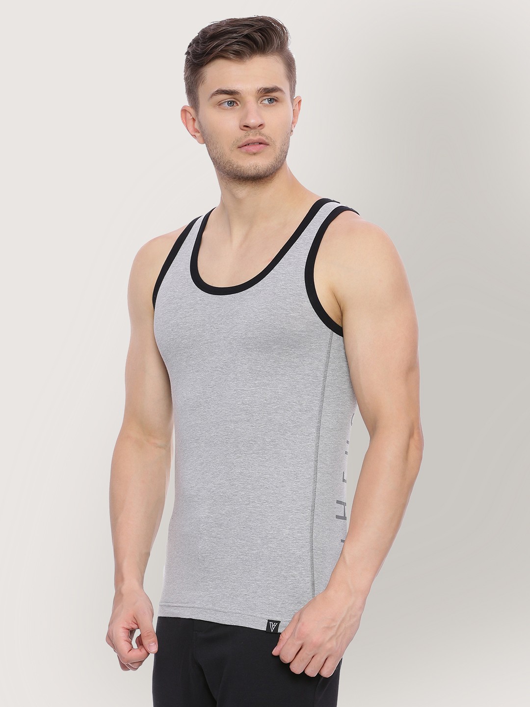 Clothing Innerwear Vests | Van Heusen Grey Innerwear Vest 60071 - XM28844