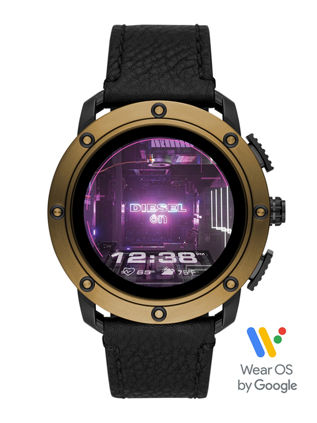 Accessories Smart Watches | Diesel Men Black Axial Smartwatch DZT2016 - MJ06957