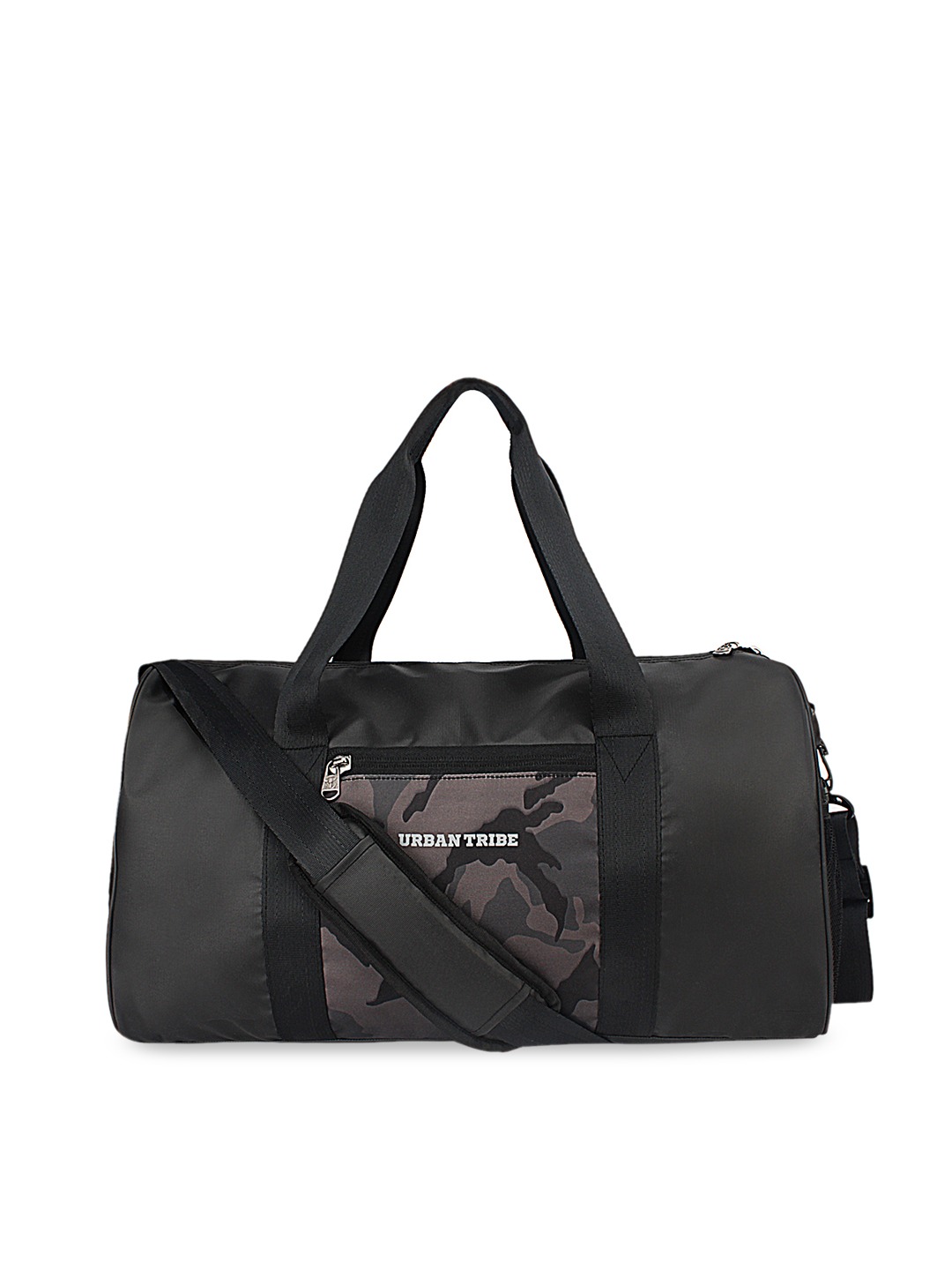 Accessories Duffel Bag | URBAN TRIBE Unisex Black Printed Duffel Bag - ZX74198