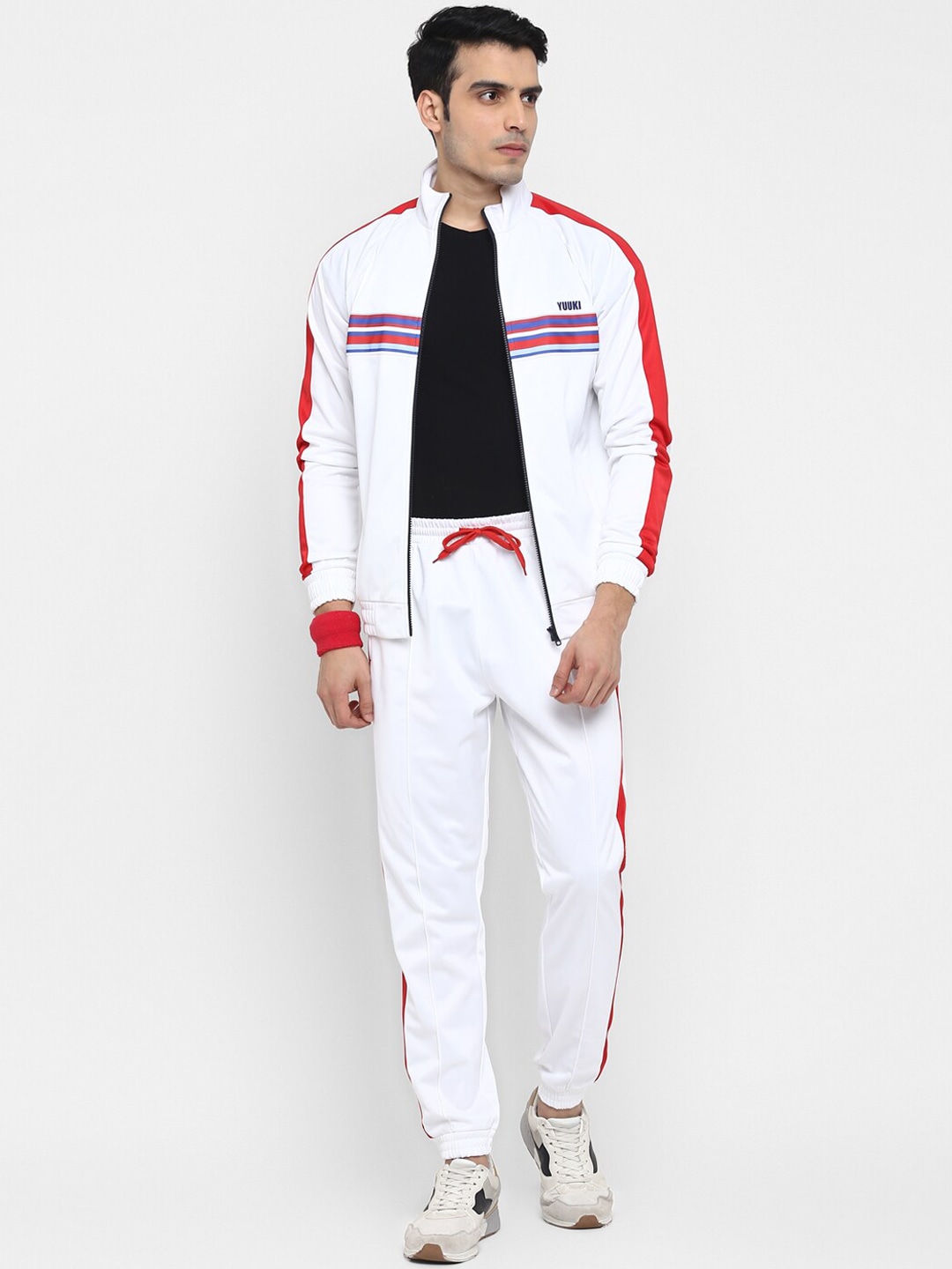 Clothing Tracksuits | Yuuki Men White Solid Track Suit - GO92300