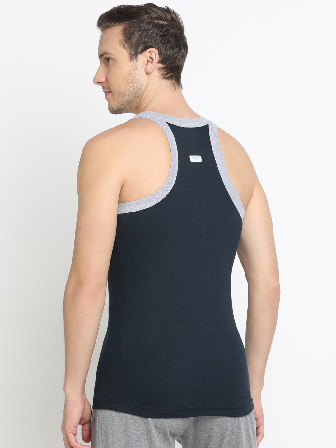 Clothing Innerwear Vests | DIXCY SCOTT Men Pack Of 2 Solid Gym Vests K1-PR47687- - SZ93979