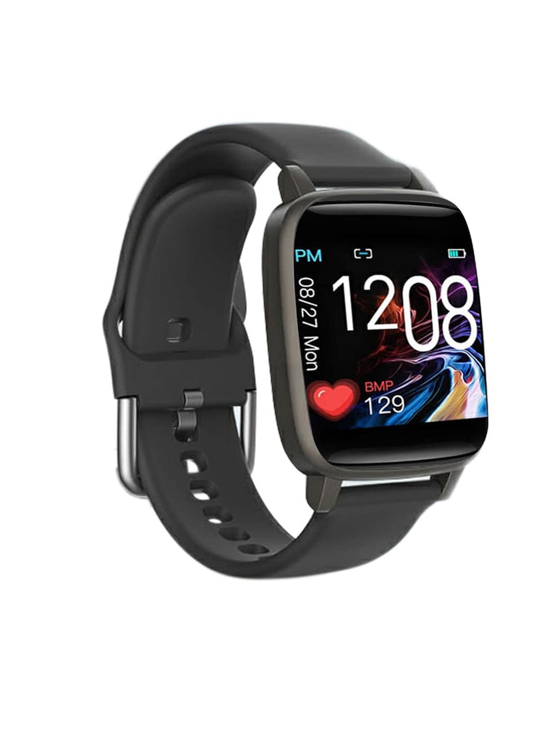 Accessories Fitness Bands | HAMMER Unisex Black Pulse Touch Waterproof Smart Watch - OY17121