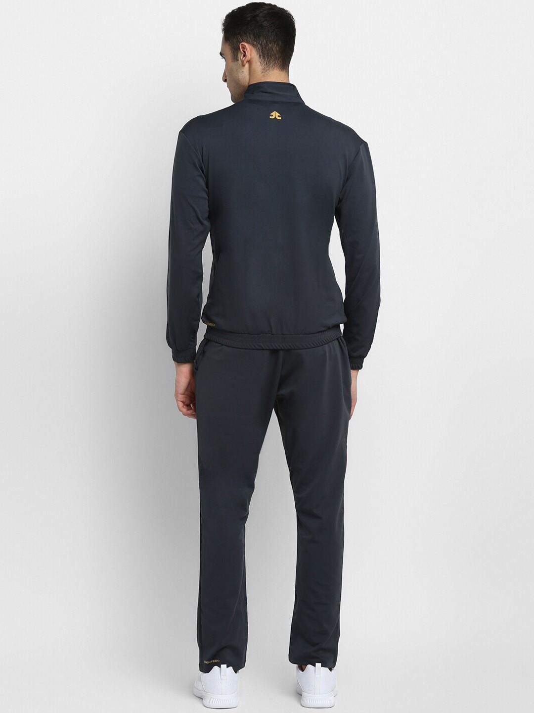 Clothing Tracksuits | OFF LIMITS Men Charcoal-Grey Solid Track Suit - MA43287