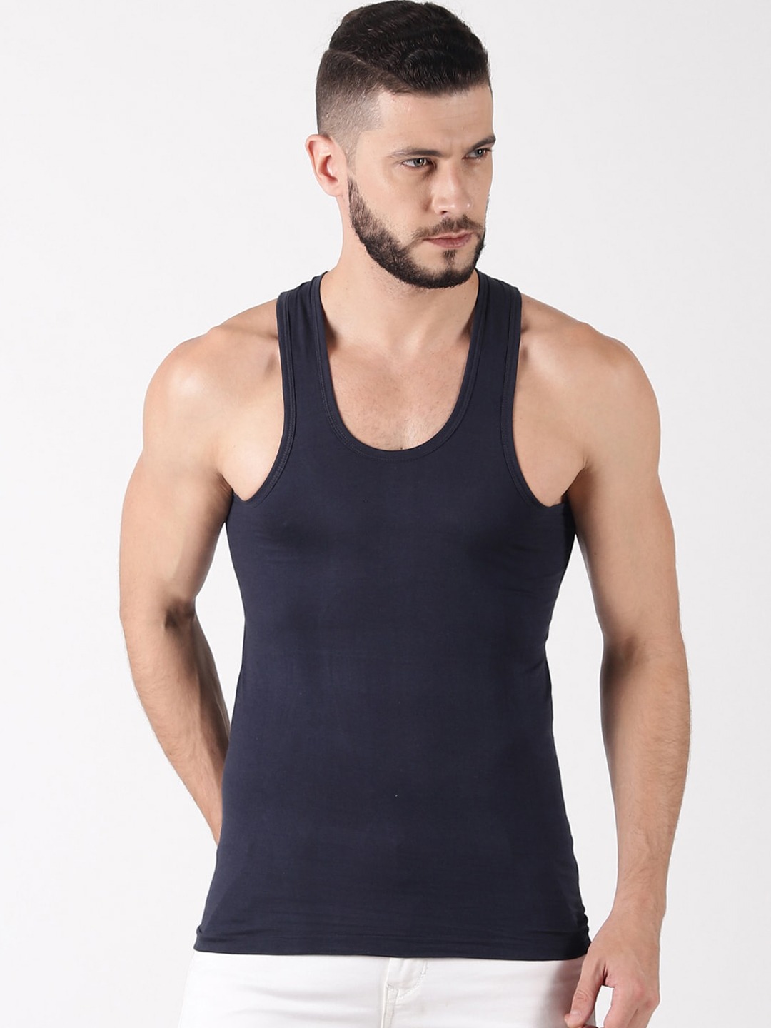 Clothing Innerwear Vests | Dollar Lehar Men Pack Of 5 Assorted Innerwear Vest MLHVE-01-PO5-ASST - OQ98182