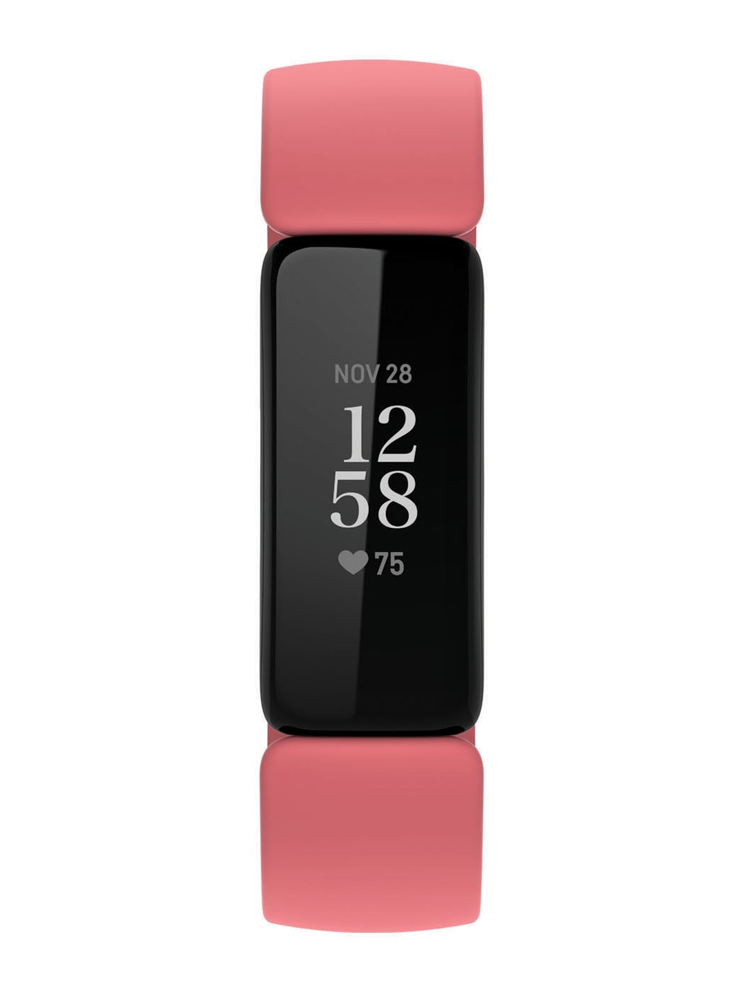 Accessories Fitness Bands | Fitbit Unisex Rose Pink & Black Inspire 2 Fitness Band - PD15904