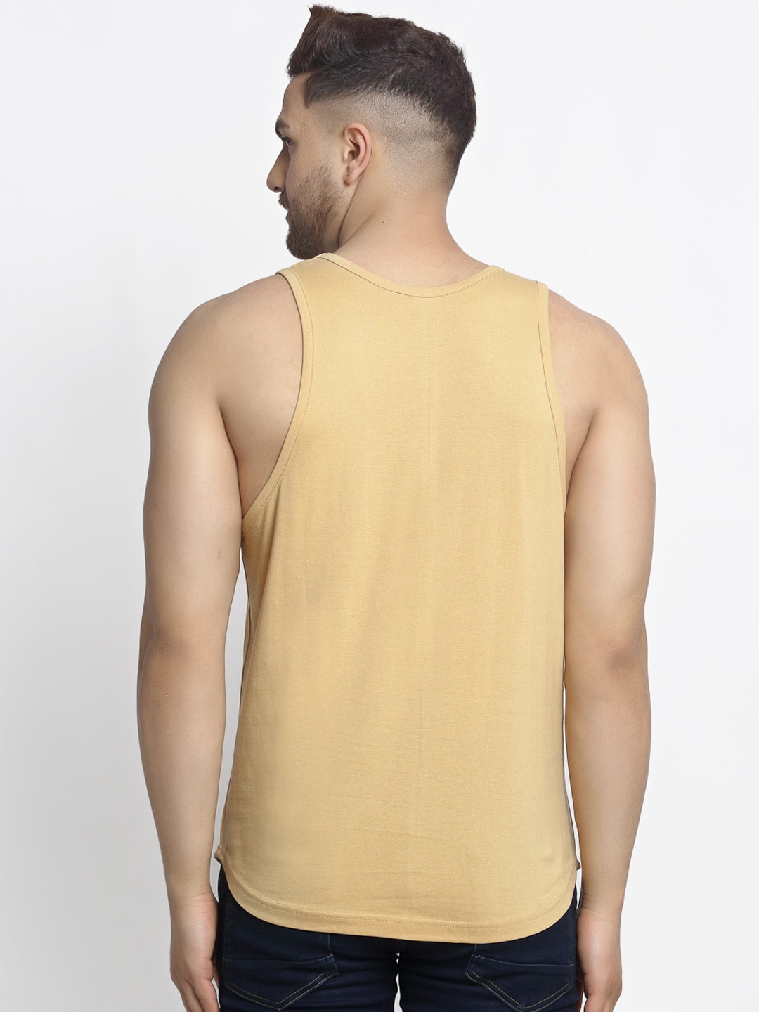 Clothing Innerwear Vests | Friskers Men Pack Of 2 Solid Gym Vests - XO29868