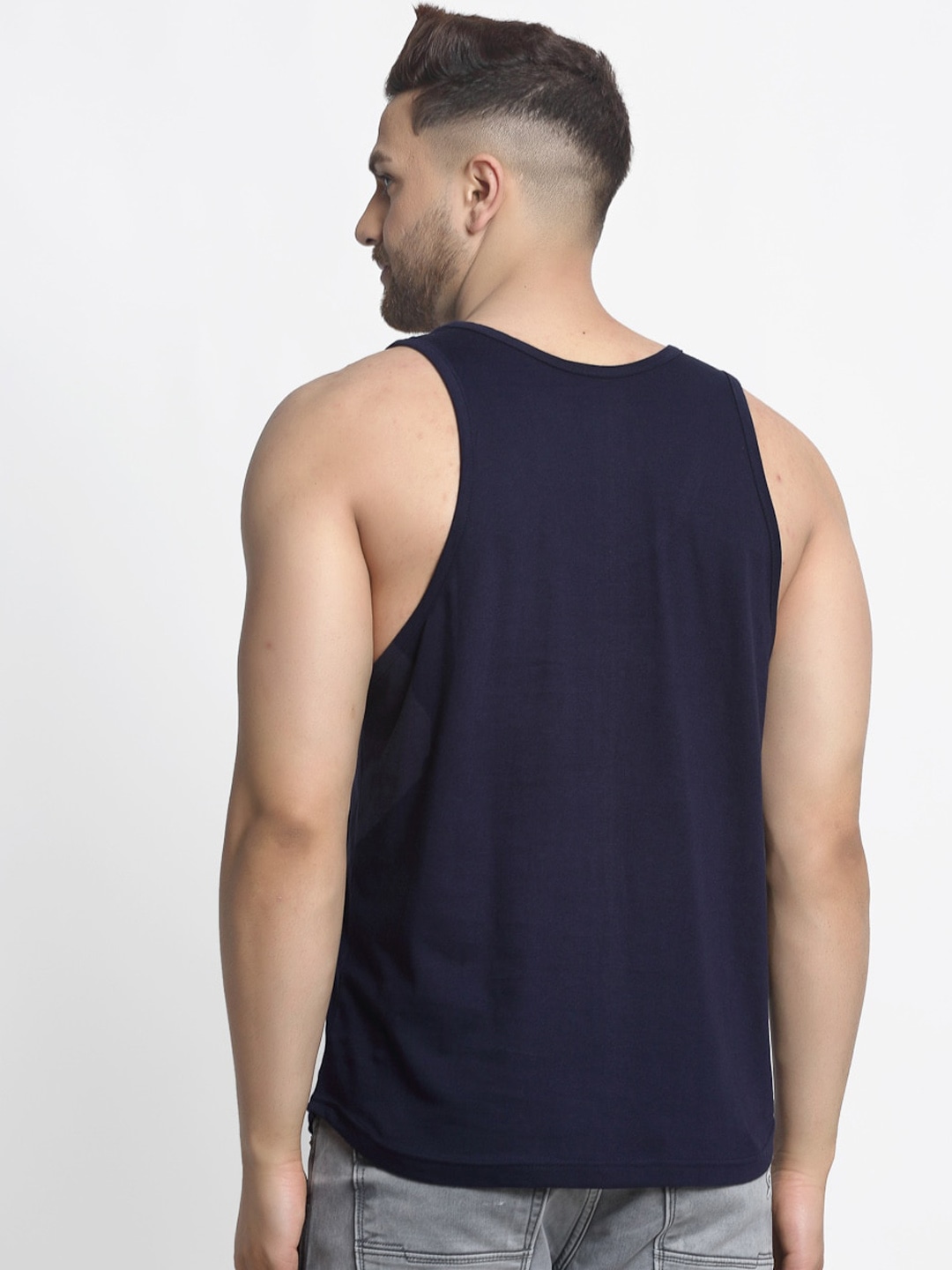 Clothing Innerwear Vests | Friskers Men Pack Of 2 Solid Gym Vests - SU57938