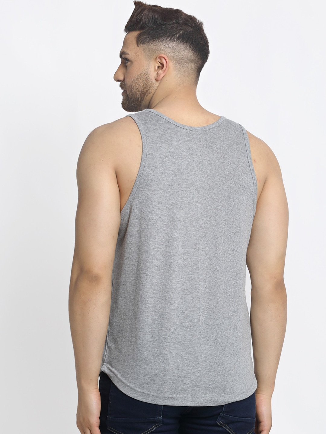 Clothing Innerwear Vests | Friskers Men Pack Of 2 Solid Gym Vests - SU57938
