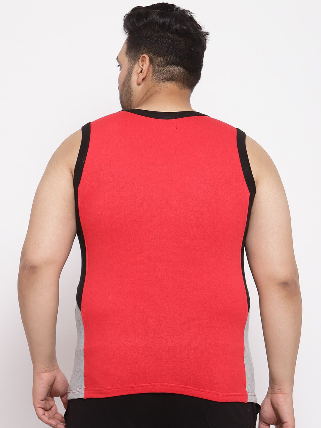Clothing Innerwear Vests | plusS Men Red Solid Innerwear Vest MSD9909 - JG68150