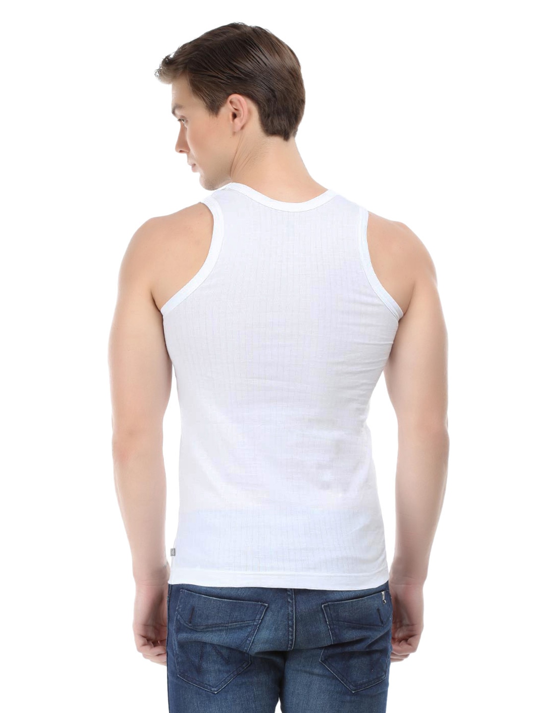 Clothing Innerwear Vests | Jockey COMFORT PLUS Men White Innerwear Vest (Pack of 2) 8816 - RC44034