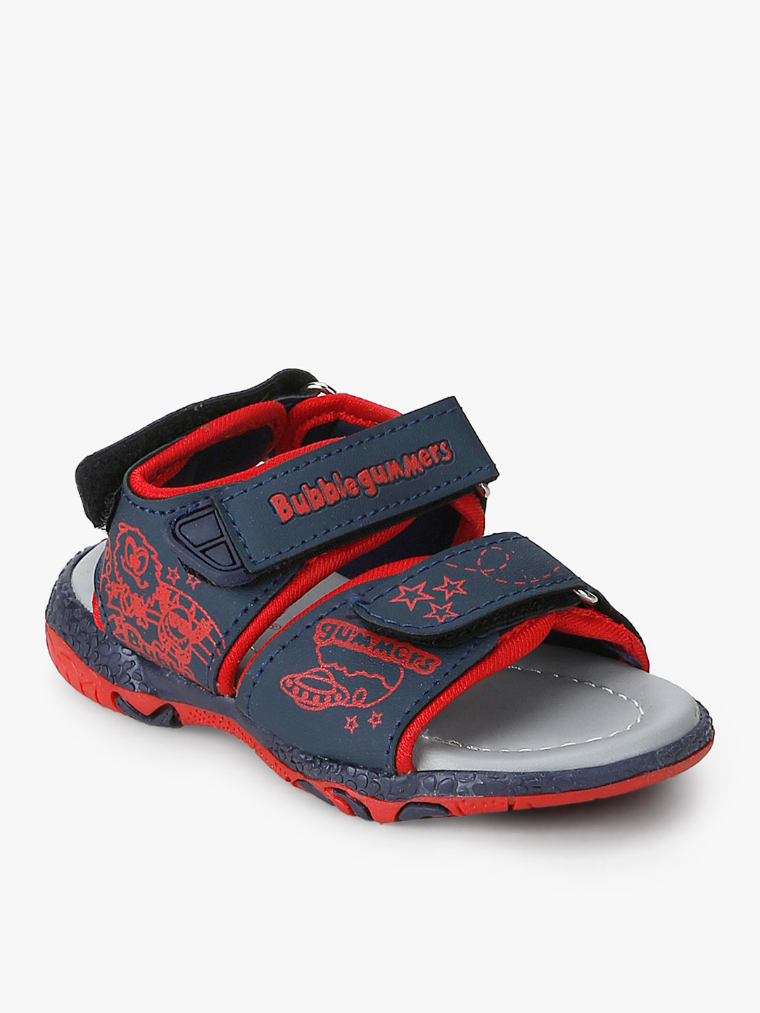 Bubblegummers Boys Navy Blue & Red Sports Sandals 
Bubblegummers Boys Navy Blue & Red Sports Sandals