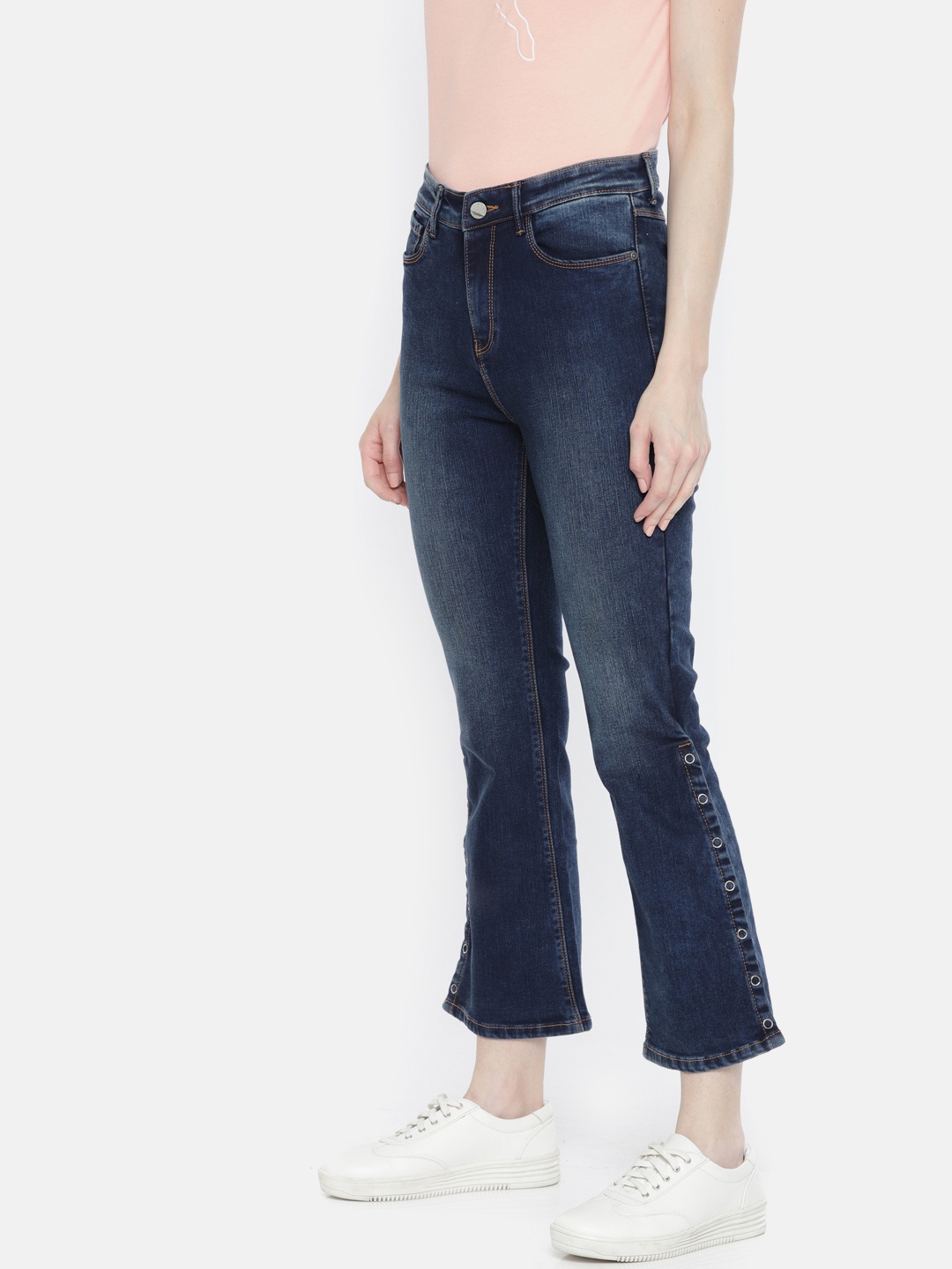SPYKAR Women Blue Elissa Bootcut High-Rise Clean Look Stretchable Ankle Jeans
SPYKAR Women Blue Elissa Bootcut High-Rise Clean Look Stretchable Ankle Jeans