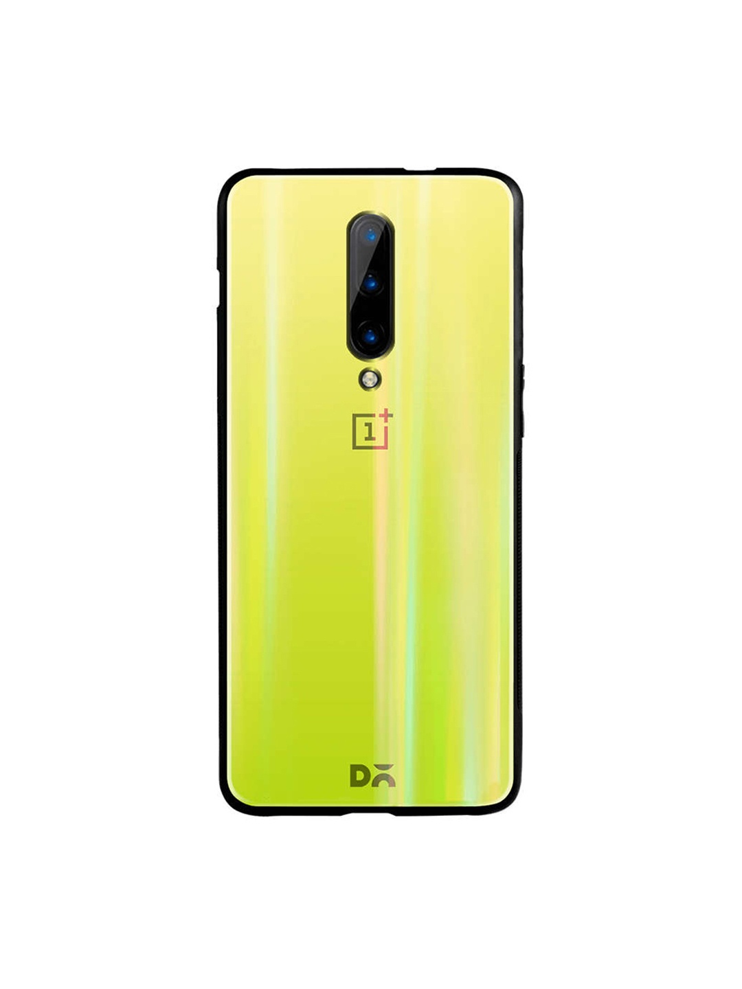 DailyObjects Green OnePlus 7 Pro Holographic Glass Case Cover