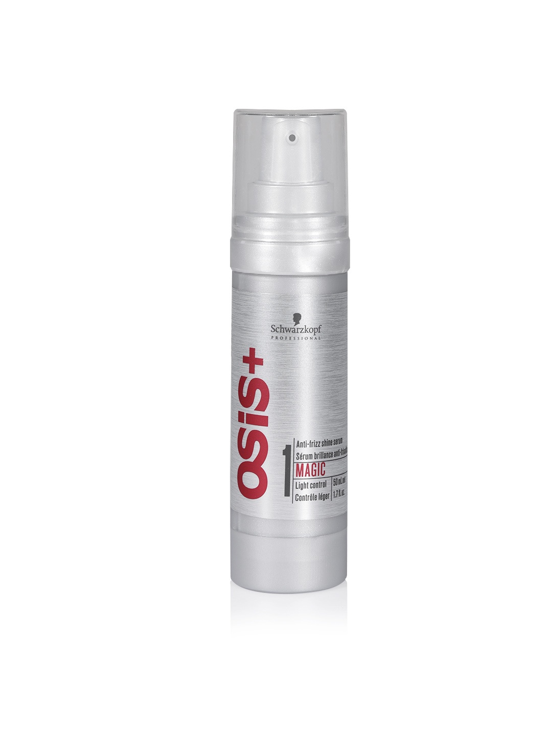 Schwarzkopf PROFESSIONAL Unisex Osis Plus Magic Anti Frizz Shine Serum 50 ml, Silver
Schwarzkopf PROFESSIONAL Unisex Osis Plus Magic Anti Frizz Shine Serum 50 ml, Silver