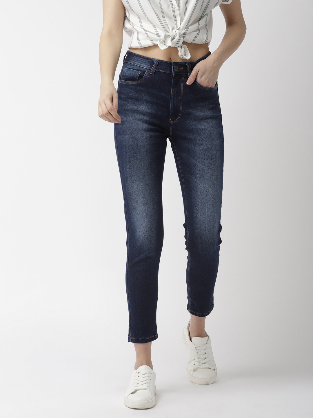 Flying Machine Women Blue Veronica Skinny Fit High-Rise Clean Look Stretchable Jeans
Flying Machine Women Blue Veronica Skinny Fit High-Rise Clean Look Stretchable Jeans