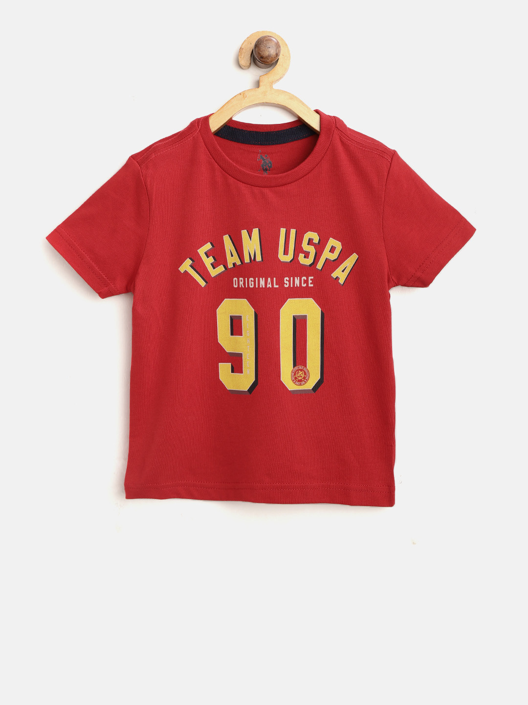 U.S. Polo Assn. Kids Boys Red Printed Round Neck T-shirt
U.S. Polo Assn. Kids Boys Red Printed Round Neck T-shirt