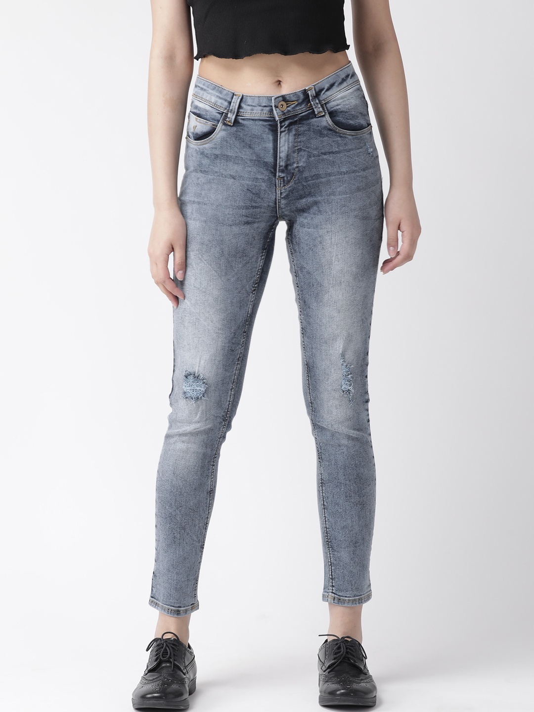 Flying Machine Women Blue Skinny Fit Mid-Rise Mildly Distressed Stretchable Jeans
Flying Machine Women Blue Skinny Fit Mid-Rise Mildly Distressed Stretchable Jeans