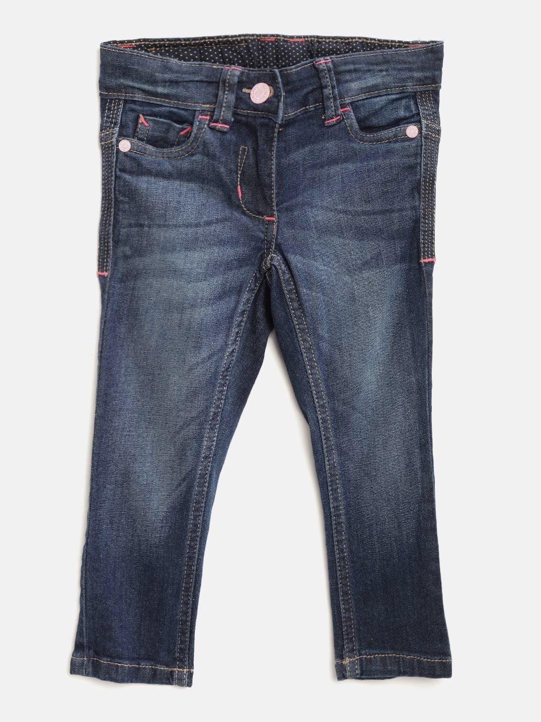 U.S. Polo Assn. Kids Girls Navy Blue Regular Fit Mid-Rise Clean Look Stretchable Jeans
U.S. Polo Assn. Kids Girls Navy Blue Regular Fit Mid-Rise Clean Look Stretchable Jeans