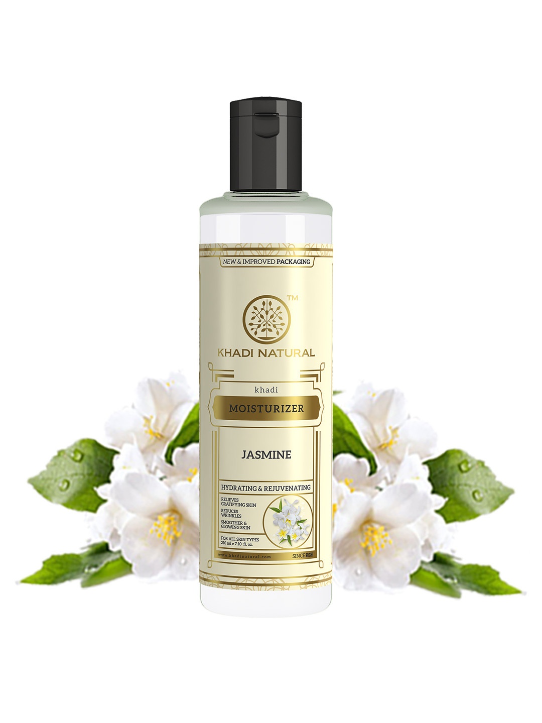 Khadi Natural Pure Jasmine Moisturiser To Remove Fine Lines & Wrinkles - 210 ml, Off white
Khadi Natural Pure Jasmine Moisturiser To Remove Fine Lines & Wrinkles - 210 ml, Off white
