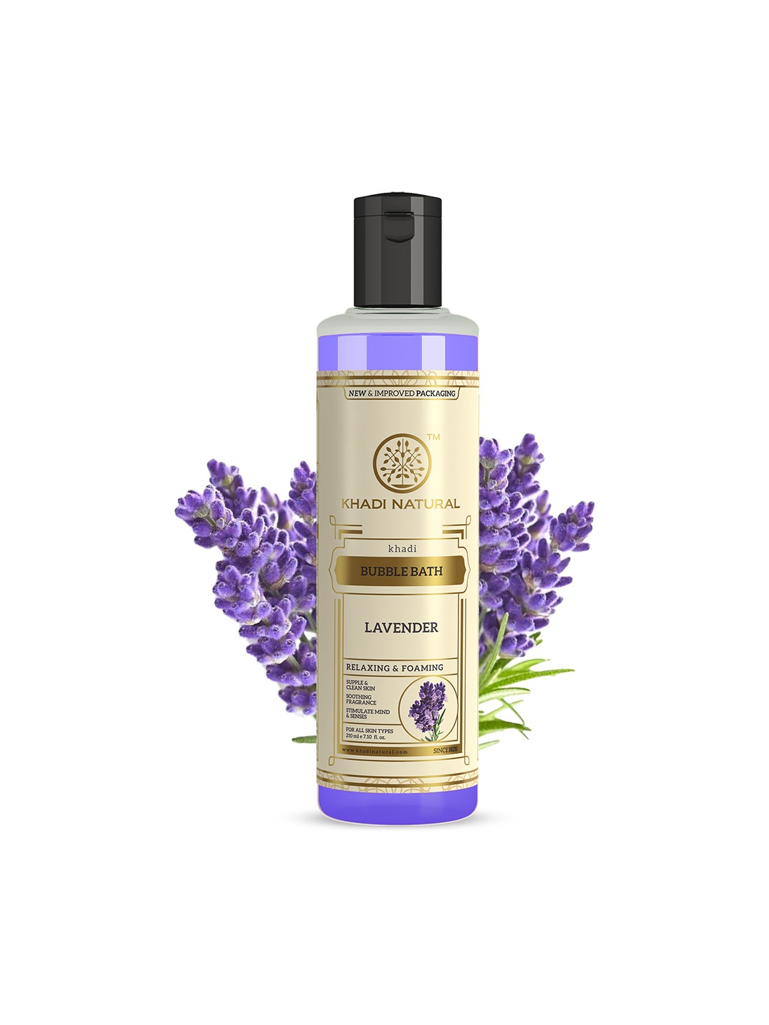 Khadi Natural Lavender Bubble Bath Body Wash For Soft & Supple Skin - 210 ml, Blue
Khadi Natural Lavender Bubble Bath Body Wash For Soft & Supple Skin - 210 ml, Blue