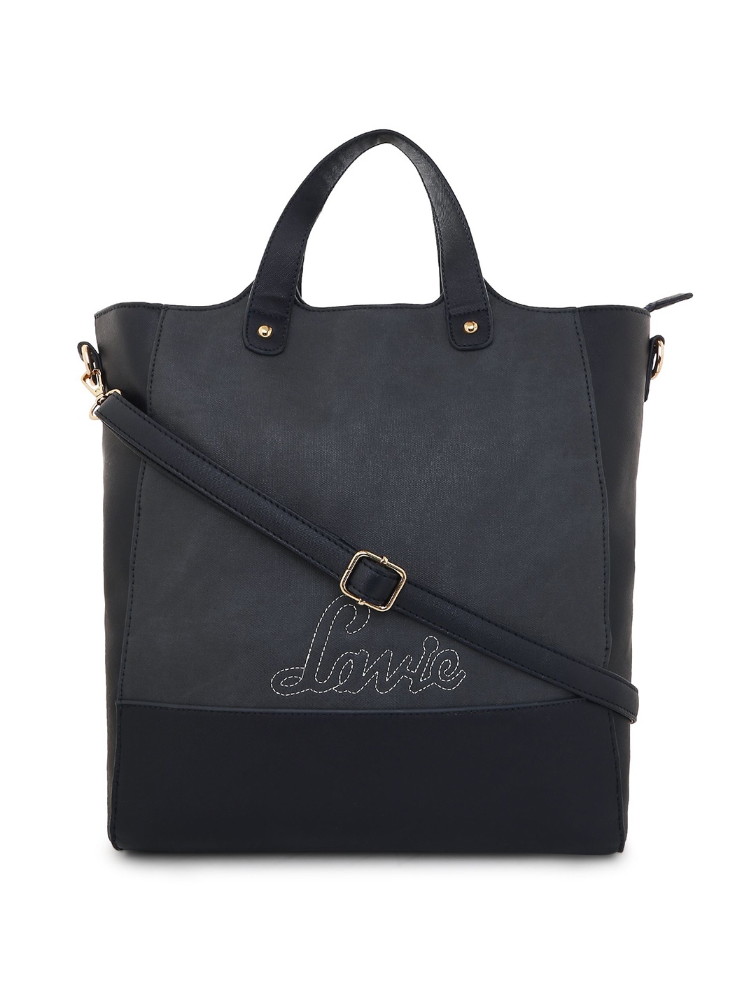 Lavie Women Blue Solid Handheld Bag