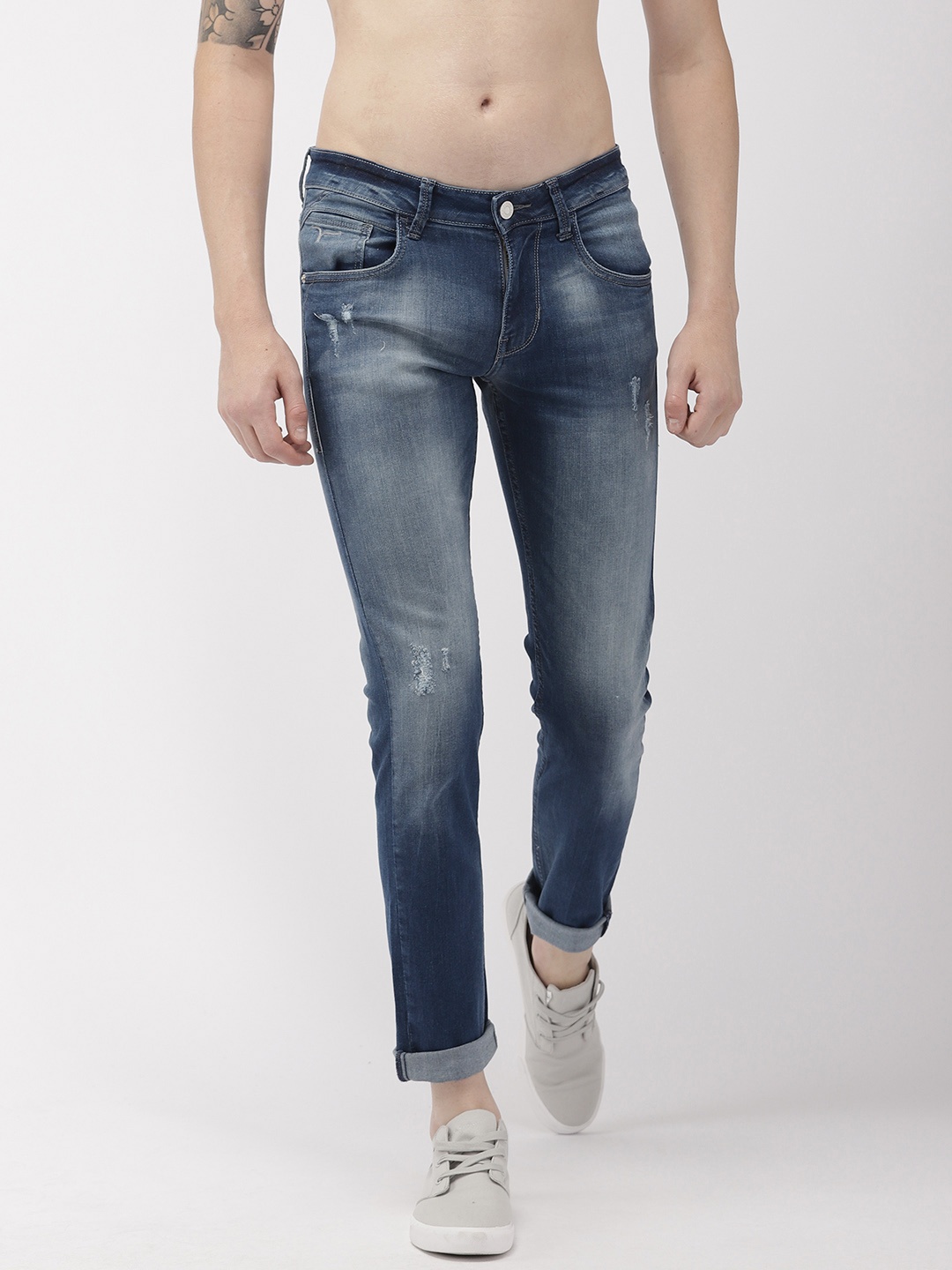 Flying Machine Men Blue Jackson Skinny Fit Low-Rise Mildly Distressed Stretchable Jeans
Flying Machine Men Blue Jackson Skinny Fit Low-Rise Mildly Distressed Stretchable Jeans