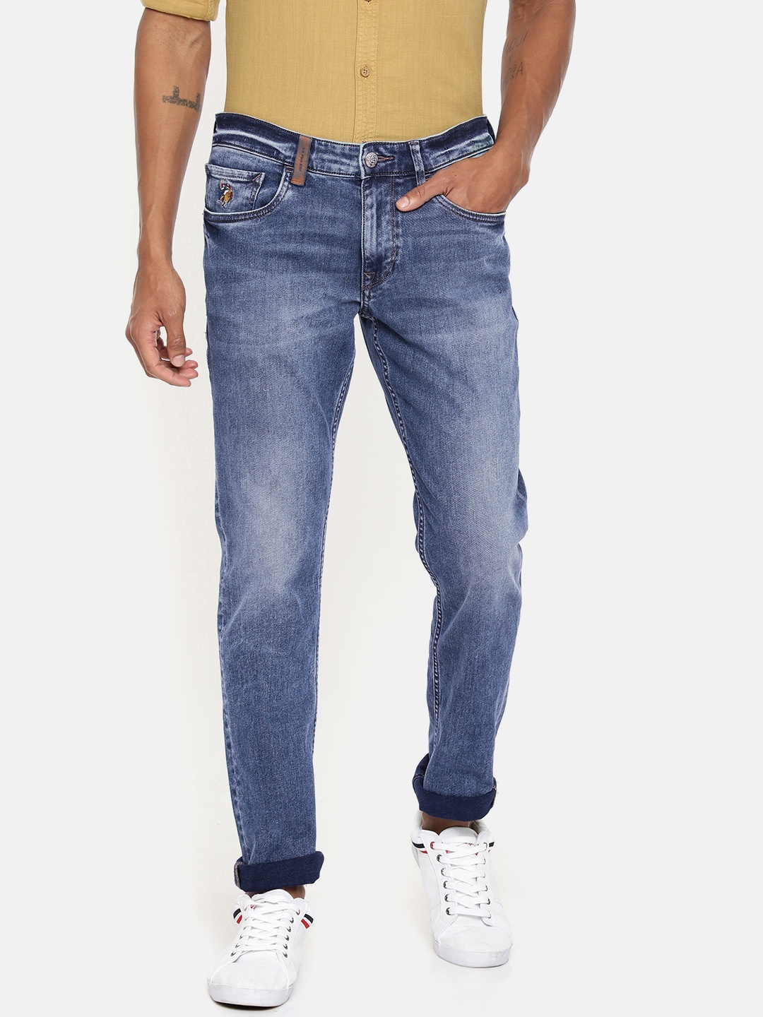 U.S. Polo Assn. Denim Co. Men Blue Brandon Slim Fit Mid-Rise Clean Look Stretchable Jeans
U.S. Polo Assn. Denim Co. Men Blue Brandon Slim Fit Mid-Rise Clean Look Stretchable Jeans