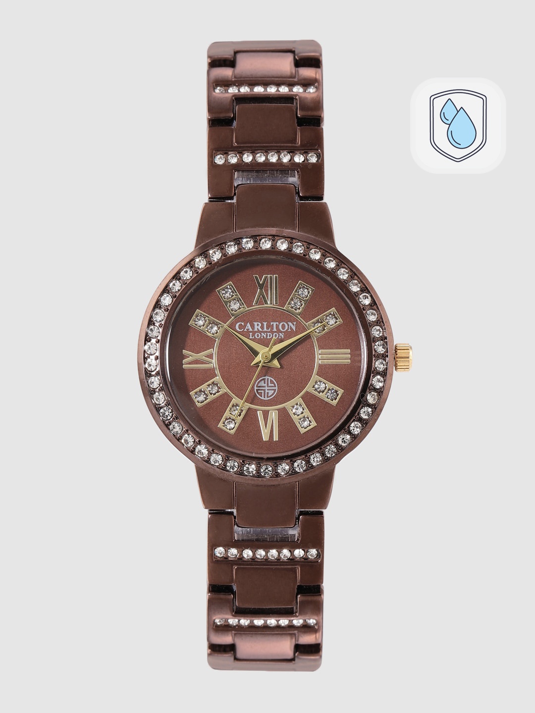 Carlton London Women Brown Analogue Watch CL012BBRB