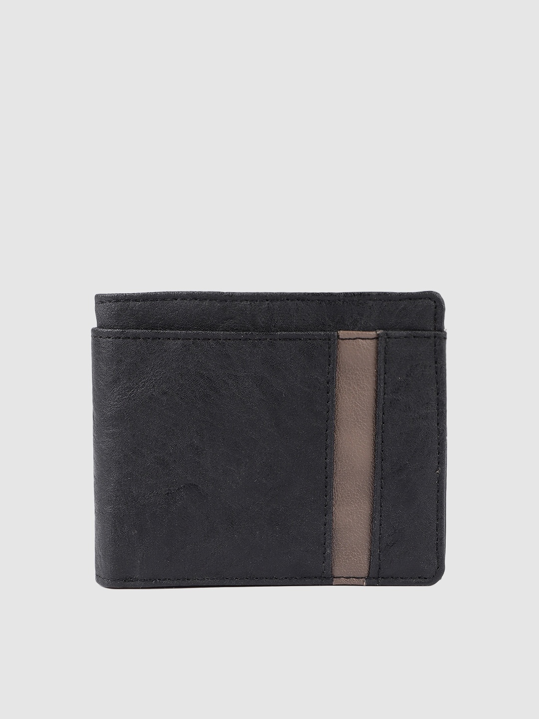 Baggit Men Black Solid Two Fold Wallet