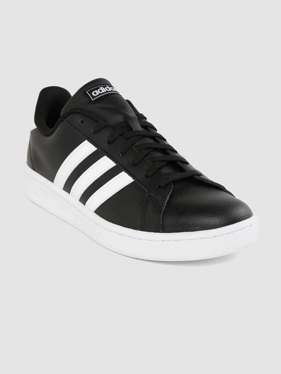 ADIDAS Men Black Grand Court Sneakers