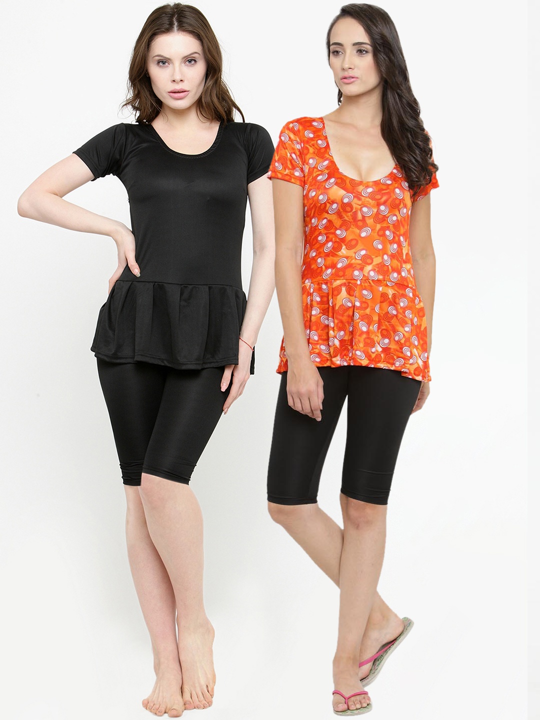 N-Gal Women Pack of 2 Swimwears, Orange