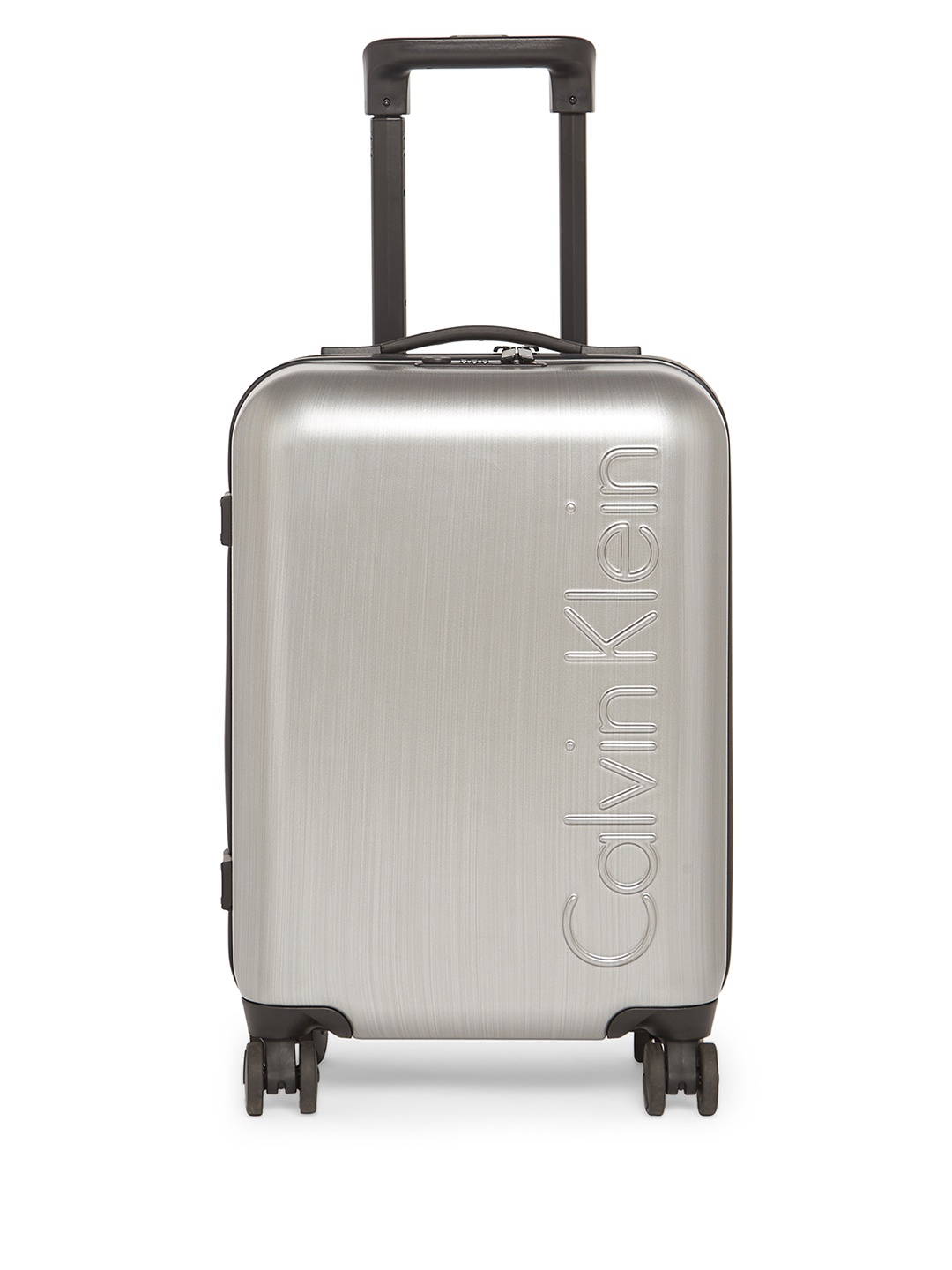 Calvin Klein SOUTH HAMPTON 3.0 Silver-Toned Solid The Standard Hard-Sided Cabin Trolley
Calvin Klein SOUTH HAMPTON 3.0 Silver-Toned Solid The Standard Hard-Sided Cabin Trolley