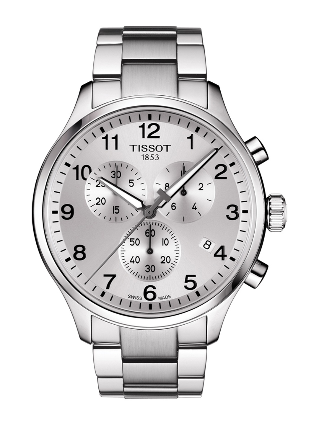 TISSOT Men Silver-Toned Chrono XL Classic Swiss Chronograph Analogue Watch T1166171103700
TISSOT Men Silver-Toned Chrono XL Classic Swiss Chronograph Analogue Watch T1166171103700
