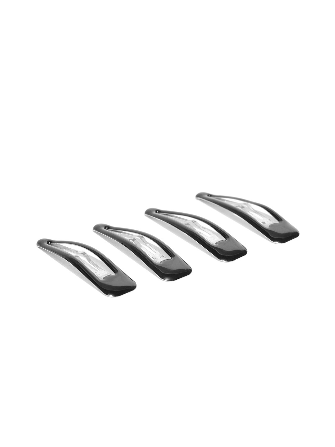 Accessorize Set of 4 Black Tic Tac Hair Clips