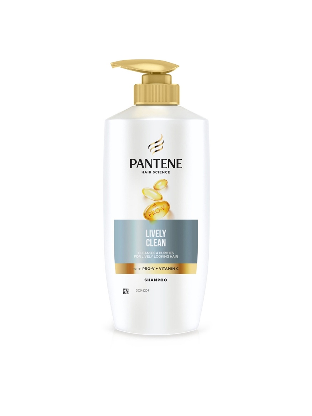 Pantene Hair Science Lively Clean Shampoo with Pro-Vitamins & Vitamin C - 650ml, White
Pantene Hair Science Lively Clean Shampoo with Pro-Vitamins & Vitamin C - 650ml, White