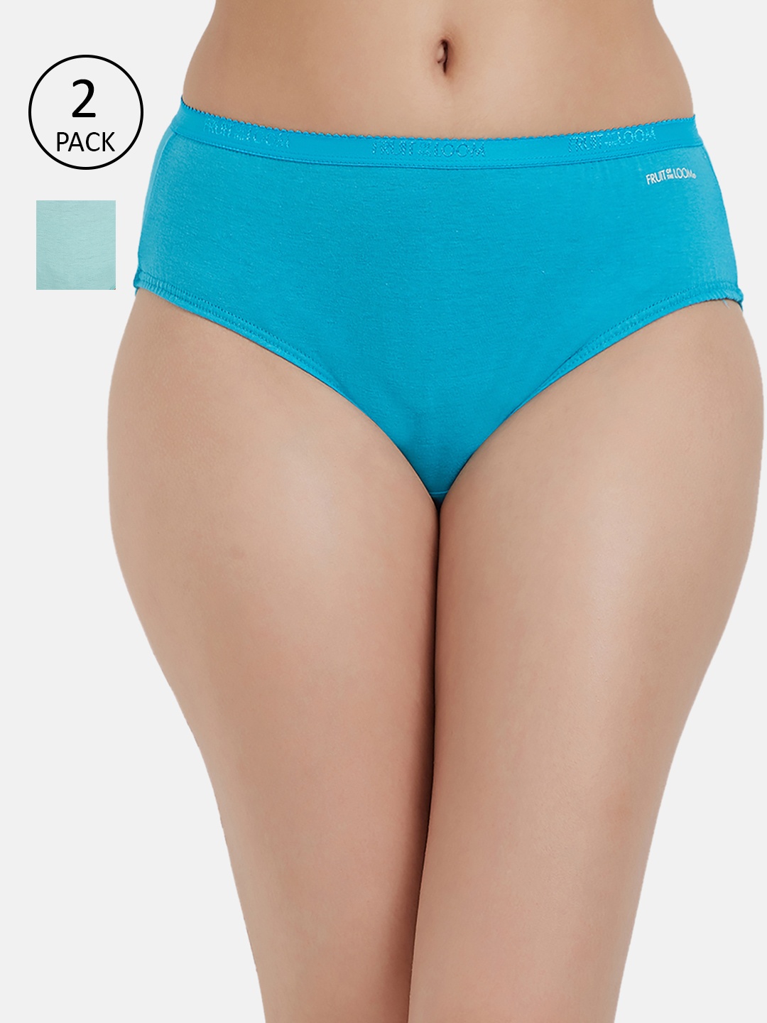 Fruit of the loom Women Pack of 2 Solid Hipster Briefs FHPS02-2P-LA1S5, Sea green
Fruit of the loom Women Pack of 2 Solid Hipster Briefs FHPS02-2P-LA1S5, Sea green