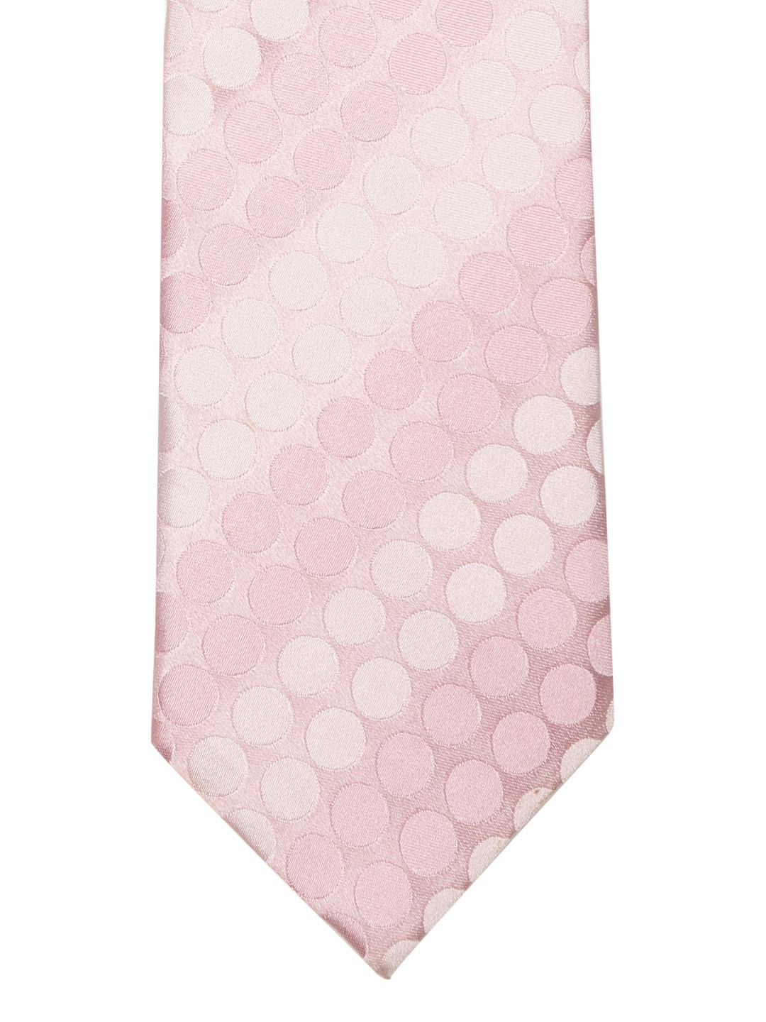 Lino Perros Pink Woven Design Broad Tie