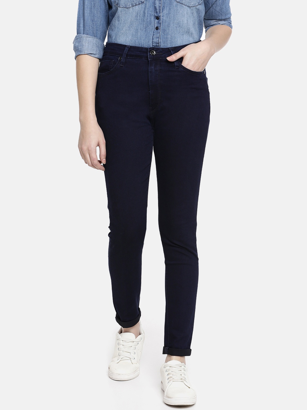 Pepe Jeans Women Blue Abigail Dion Skinny Fit High-Rise Clean Look Stretchable Jeans
Pepe Jeans Women Blue Abigail Dion Skinny Fit High-Rise Clean Look Stretchable Jeans