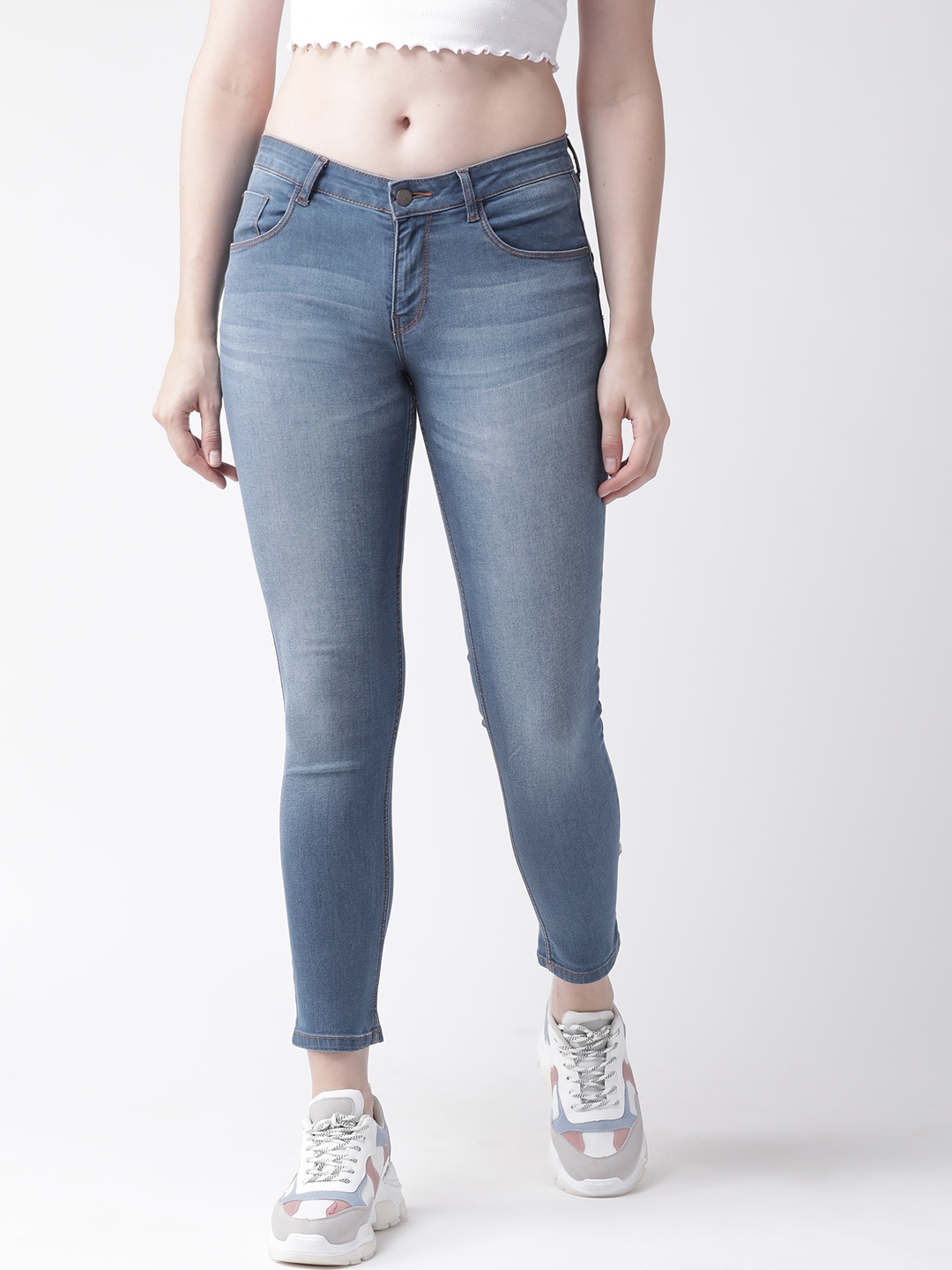 Flying Machine Women Blue Twiggy Super Skinny Fit Mid-Rise Clean Look Stretchable Jeans
Flying Machine Women Blue Twiggy Super Skinny Fit Mid-Rise Clean Look Stretchable Jeans