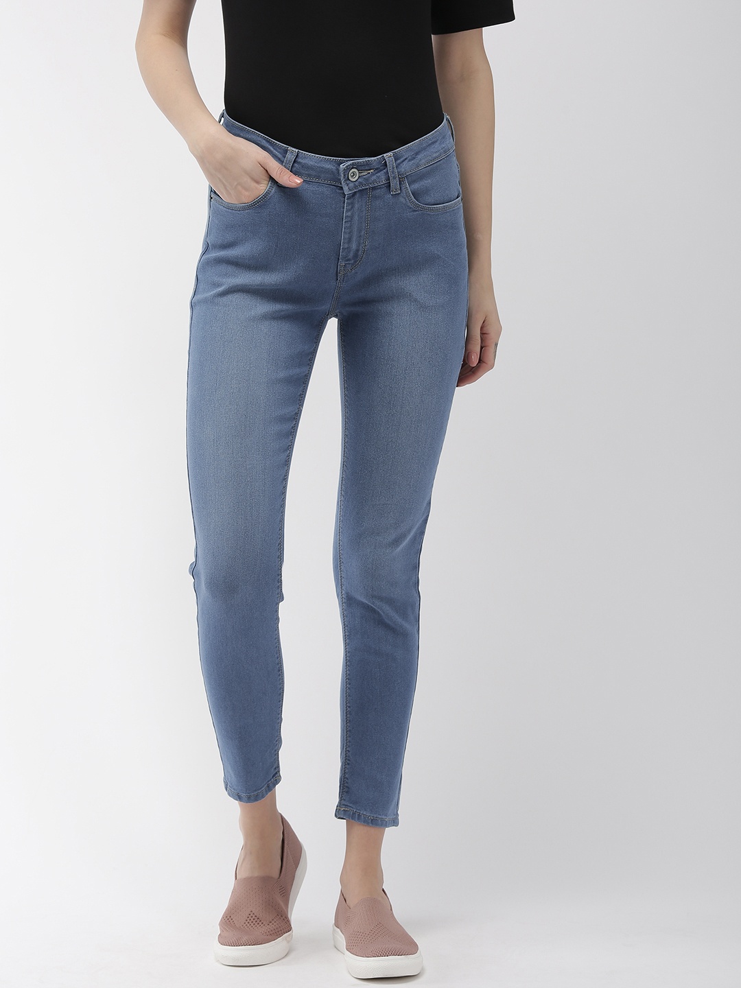 Flying Machine Women Blue Veronica Skinny Fit Mid-Rise Clean Look Stretchable Jeans
Flying Machine Women Blue Veronica Skinny Fit Mid-Rise Clean Look Stretchable Jeans