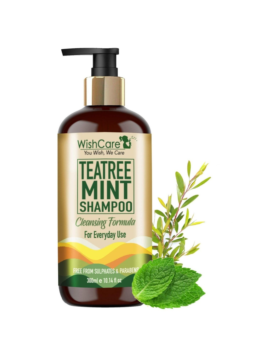 WishCare Tea Tree Mint Shampoo - Anti Dandruff Shampoo - Cleansing Formula 300ml, Brown
WishCare Tea Tree Mint Shampoo - Anti Dandruff Shampoo - Cleansing Formula 300ml, Brown