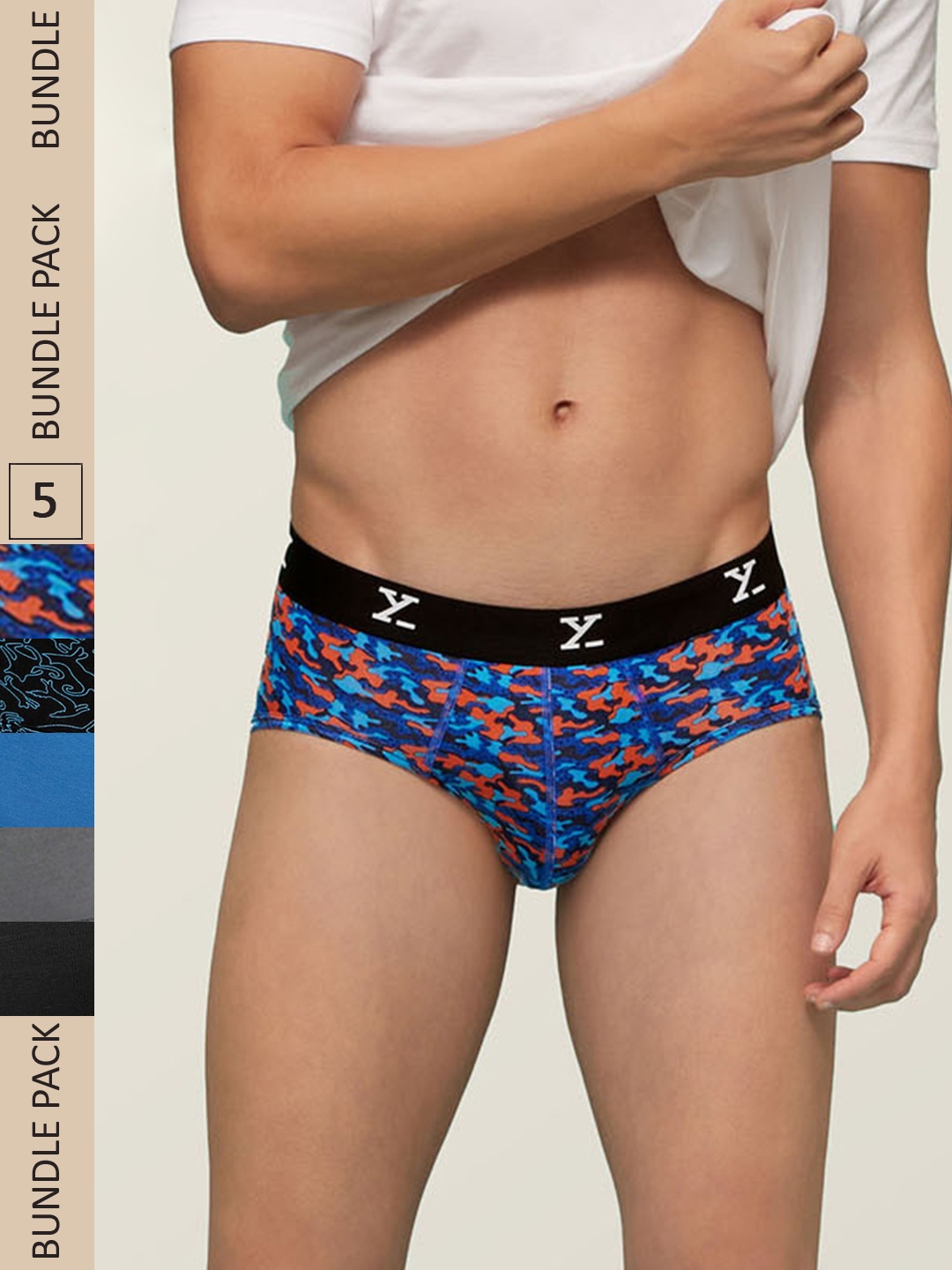 XYXX Men IntelliSoft Antimicrobial Micro Modal Pack of 5 Shuffle Briefs XYBRF5PCKN110, Black
XYXX Men IntelliSoft Antimicrobial Micro Modal Pack of 5 Shuffle Briefs XYBRF5PCKN110, Black